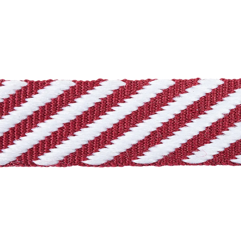 Schumacher Twill Tape trim in Burgundy (76104)