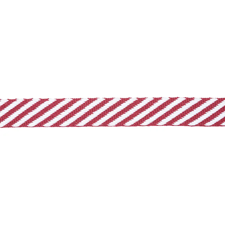 Schumacher Twill Tape trim in Burgundy (76104)