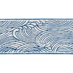 73722 | Umi Tape - Blue Schumacher Umi Tape trim in Blue (73722)