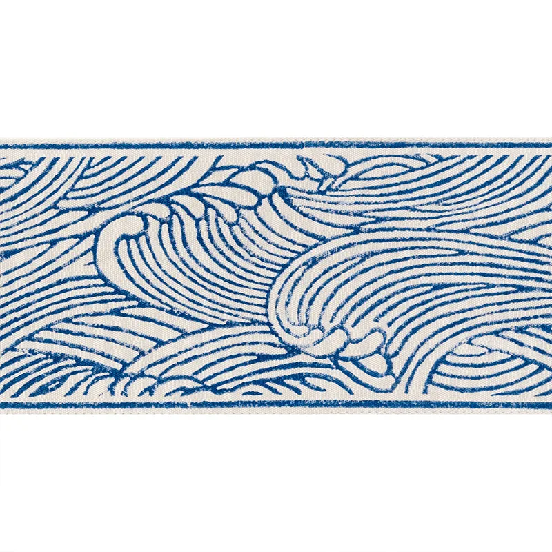 Schumacher Umi Tape trim in Blue (73722)
