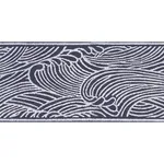 73723 | Umi Tape - Indigo Schumacher Umi Tape trim in Indigo (73723)