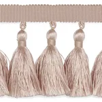 76802 | Valentin Silk Tassel - Blush Schumacher Valentin Silk Tassel trim in Blush (76802)