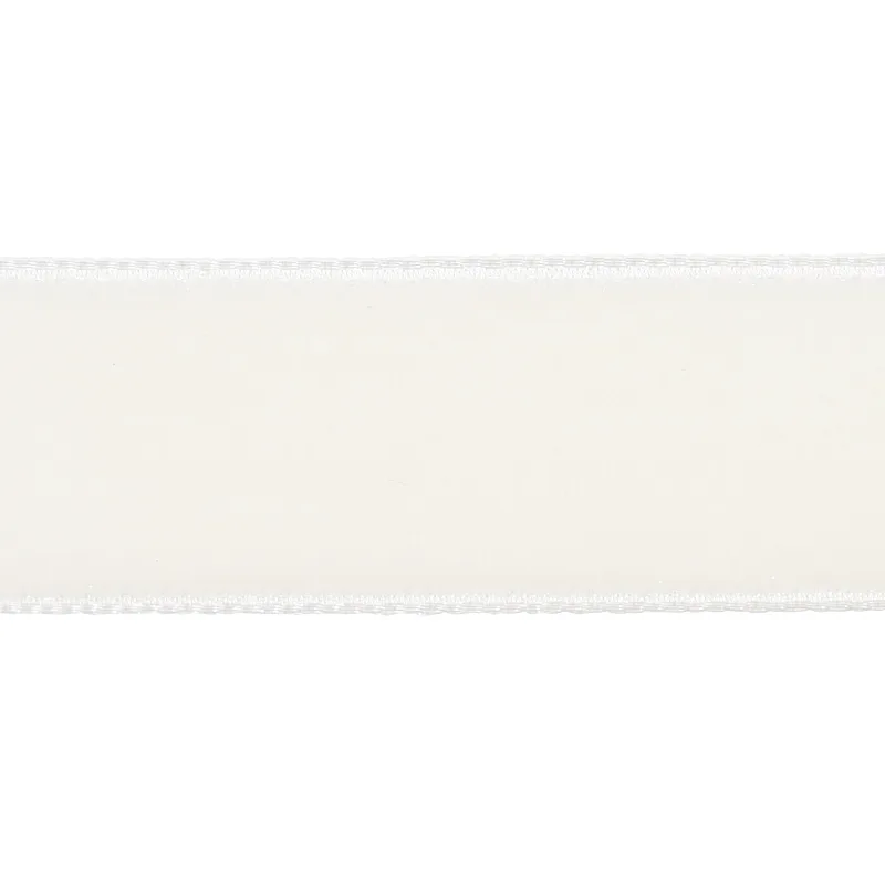 Schumacher Velvet Tape Medium trim in Ivory (80940)