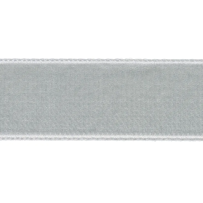 Schumacher Velvet Tape Medium trim in Mineral (80942)