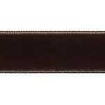Schumacher Velvet Tape Medium trim in Truffle (80949)