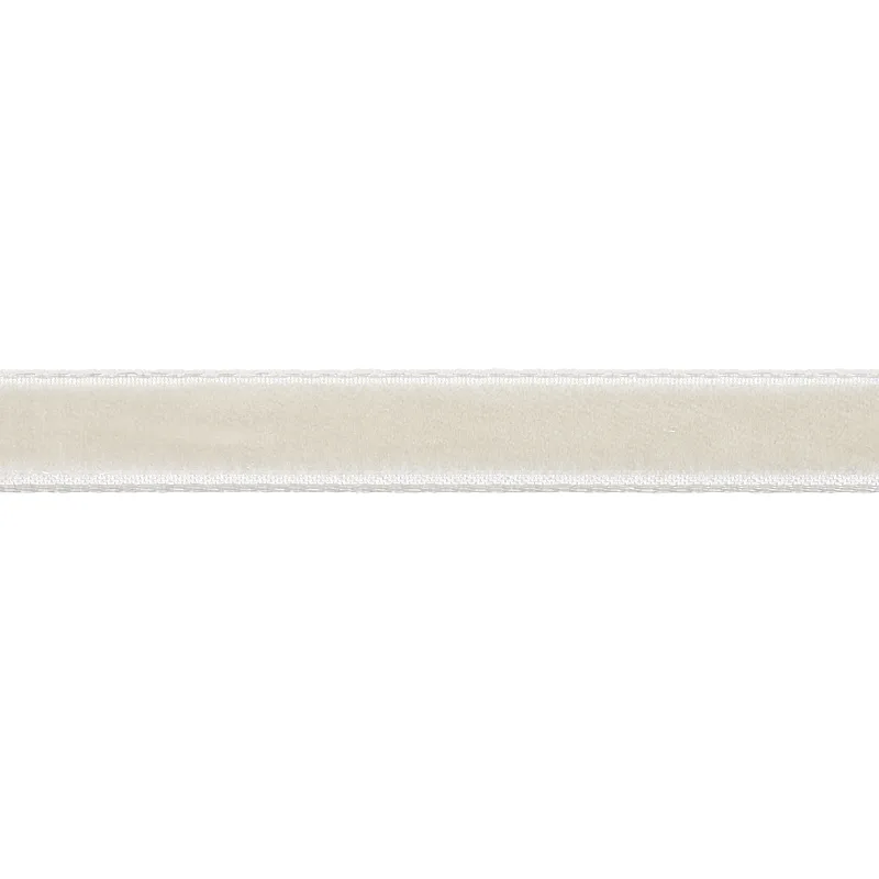 Schumacher Velvet Tape Narrow trim in Dove (80921)