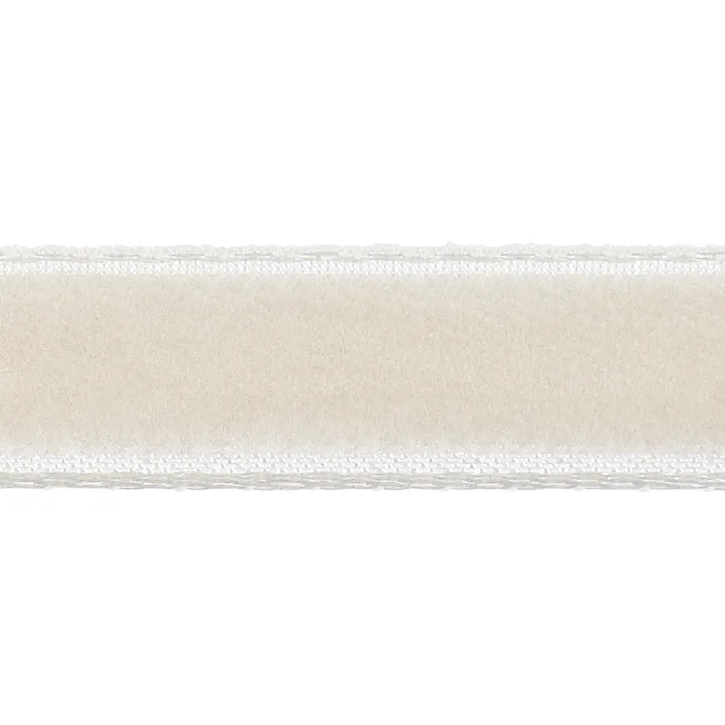 Schumacher Velvet Tape Narrow trim in Dove (80921)