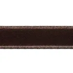 80929 | Velvet Tape Narrow - Truffle Schumacher Velvet Tape Narrow trim in Truffle (80929)