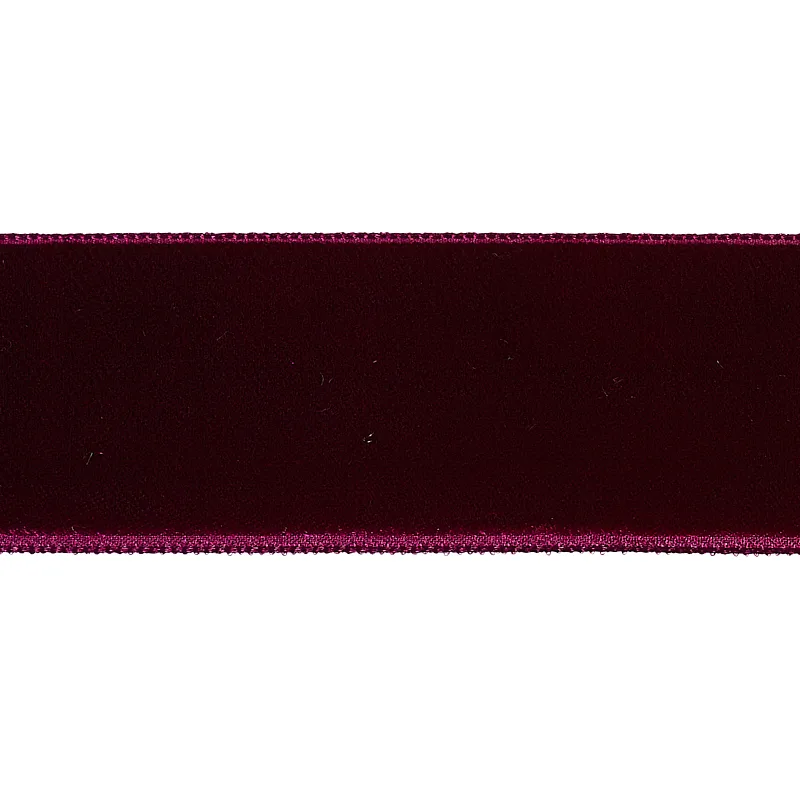 80968 | Velvet Tape Wide – Aubergine