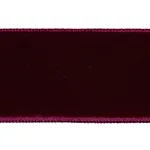 80968 | Velvet Tape Wide - Aubergine Schumacher Velvet Tape Wide trim in Aubergine (80968)