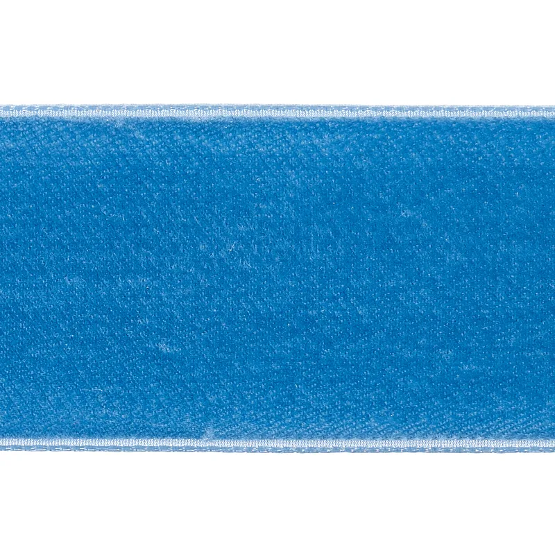 80963 | Velvet Tape Wide - Cadet Schumacher Velvet Tape Wide trim in Cadet (80963)