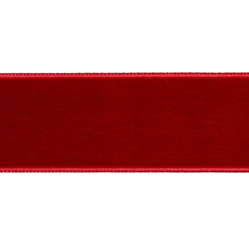 80967 | Velvet Tape Wide – Crimson