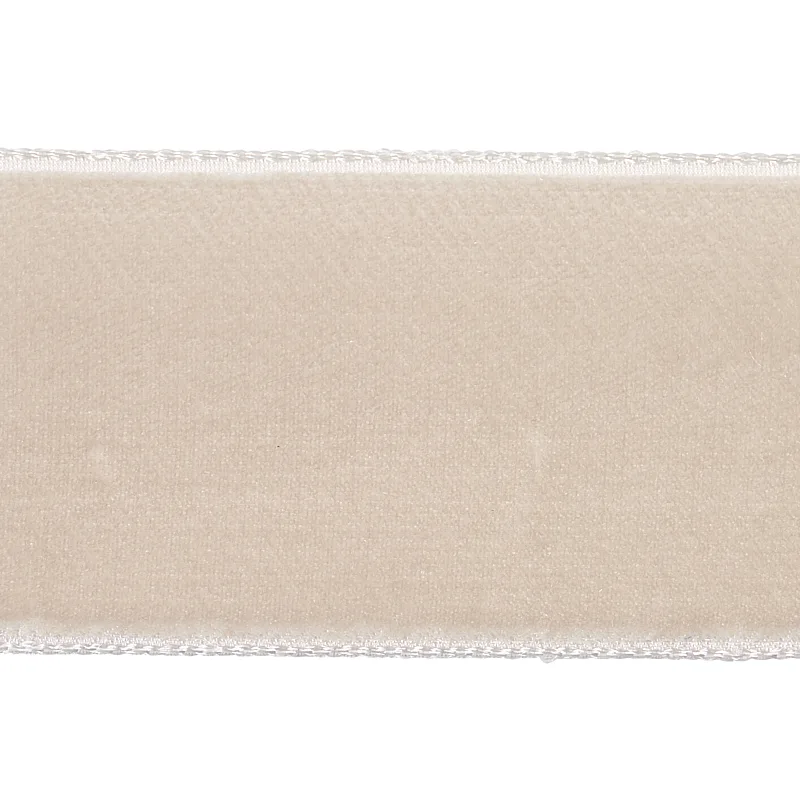 80961 | Velvet Tape Wide - Dove Schumacher Velvet Tape Wide trim in Dove (80961)