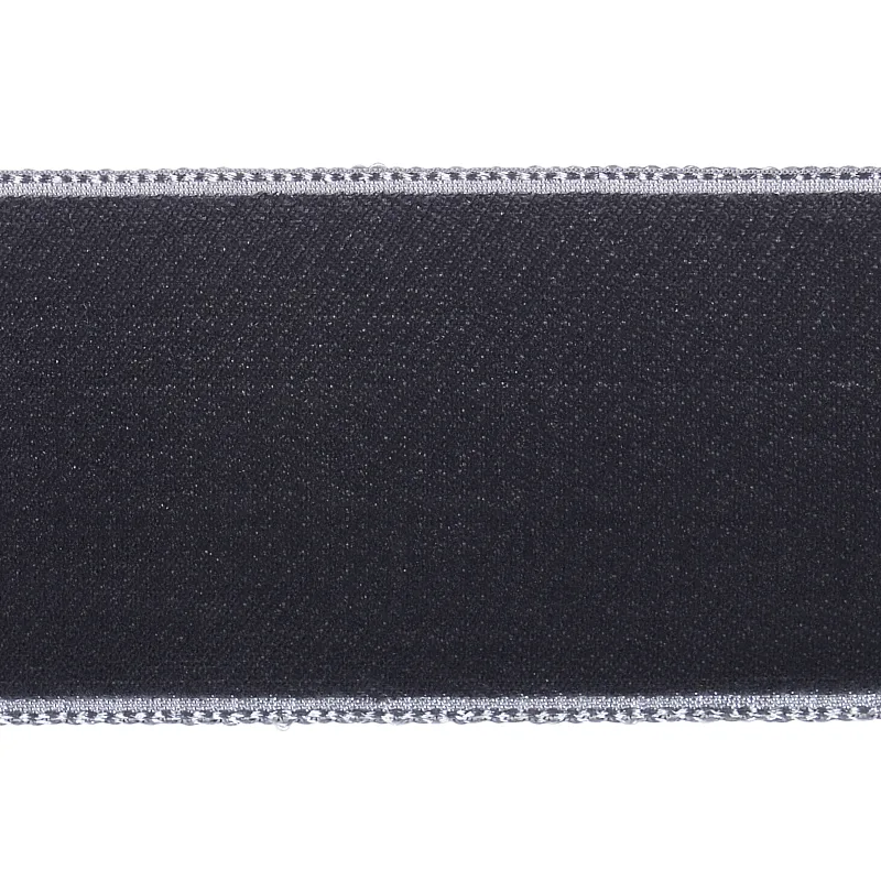 80970 | Velvet Tape Wide - Graphite Schumacher Velvet Tape Wide trim in Graphite (80970)
