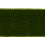 80965 | Velvet Tape Wide - Moss Schumacher Velvet Tape Wide trim in Moss (80965)