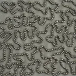 77480 | Vermicelli Beaded Tape - Gunmetal Schumacher Vermicelli Beaded Tape trim in Gunmetal (77480)