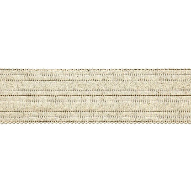 Schumacher Vincent Linen Braid trim in String (65400)