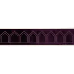 75736 | Vizier Velvet Tape - Aubergine Schumacher Vizier Velvet Tape trim in Aubergine (75736)