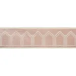 75733 | Vizier Velvet Tape - Blush Schumacher Vizier Velvet Tape trim in Blush (75733)