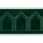 75737 | Vizier Velvet Tape - Emerald Schumacher Vizier Velvet Tape trim in Emerald (75737)