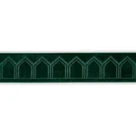 75737 | Vizier Velvet Tape - Emerald Schumacher Vizier Velvet Tape trim in Emerald (75737)