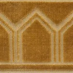 75734 | Vizier Velvet Tape - Gold Schumacher Vizier Velvet Tape trim in Gold (75734)