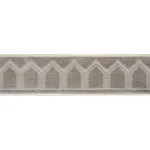 75732 | Vizier Velvet Tape - Moonstone Schumacher Vizier Velvet Tape trim in Moonstone (75732)