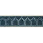 75731 | Vizier Velvet Tape - Patina Schumacher Vizier Velvet Tape trim in Patina (75731)