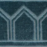 75731 | Vizier Velvet Tape - Patina Schumacher Vizier Velvet Tape trim in Patina (75731)