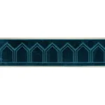 75730 | Vizier Velvet Tape - Peacock Schumacher Vizier Velvet Tape trim in Peacock (75730)