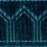 75730 | Vizier Velvet Tape - Peacock Schumacher Vizier Velvet Tape trim in Peacock (75730)