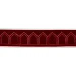 75735 | Vizier Velvet Tape - Ruby Schumacher Vizier Velvet Tape trim in Ruby (75735)