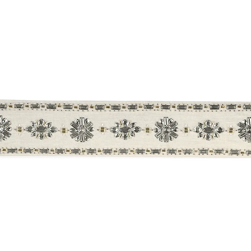 Schumacher Wallis Tape trim in Diamond (68960)