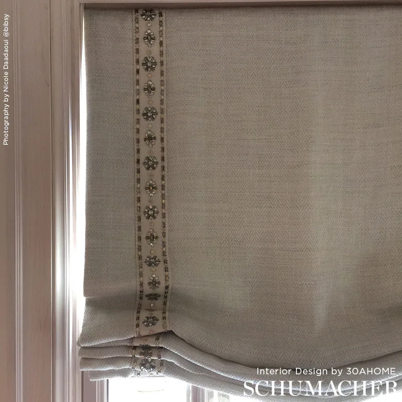 Schumacher Wallis Tape trim in Diamond (68960)