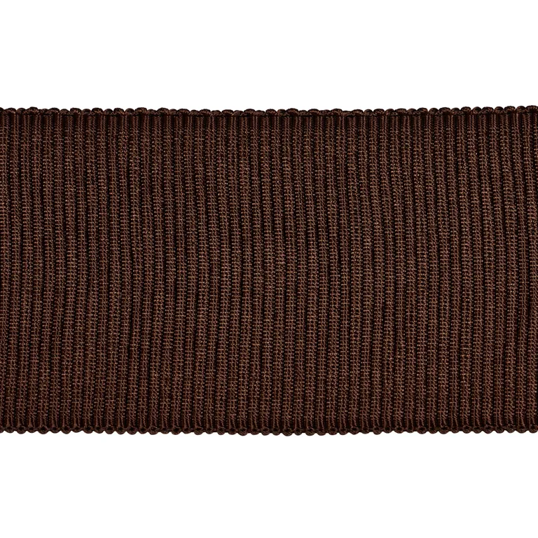 Schumacher Wide Faille Tape trim in Chocolate (83873)