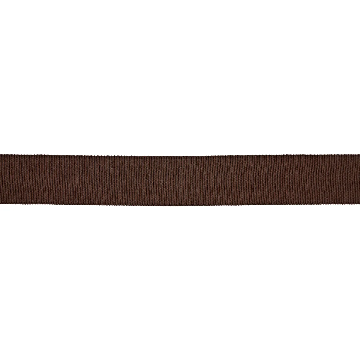 Schumacher Wide Faille Tape trim in Chocolate (83873)