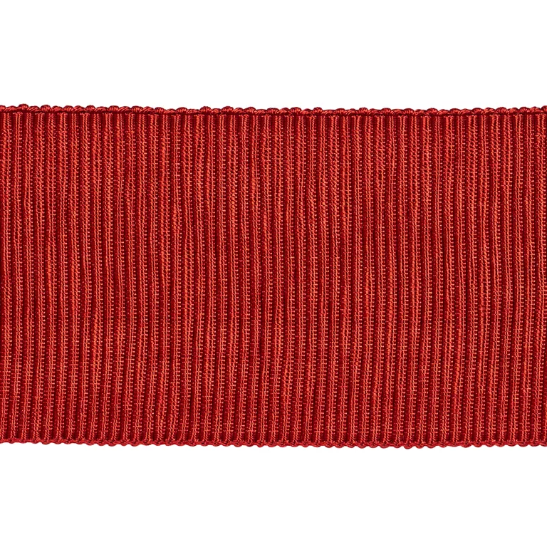 Schumacher Wide Faille Tape trim in Flame (83872)