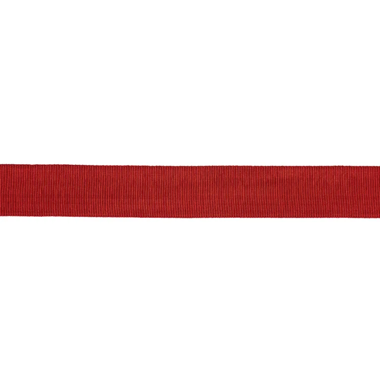 Schumacher Wide Faille Tape trim in Flame (83872)