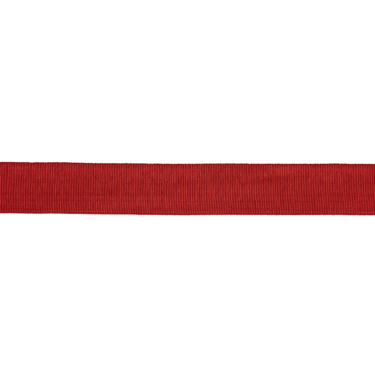 Schumacher Wide Faille Tape trim in Flame (83872)