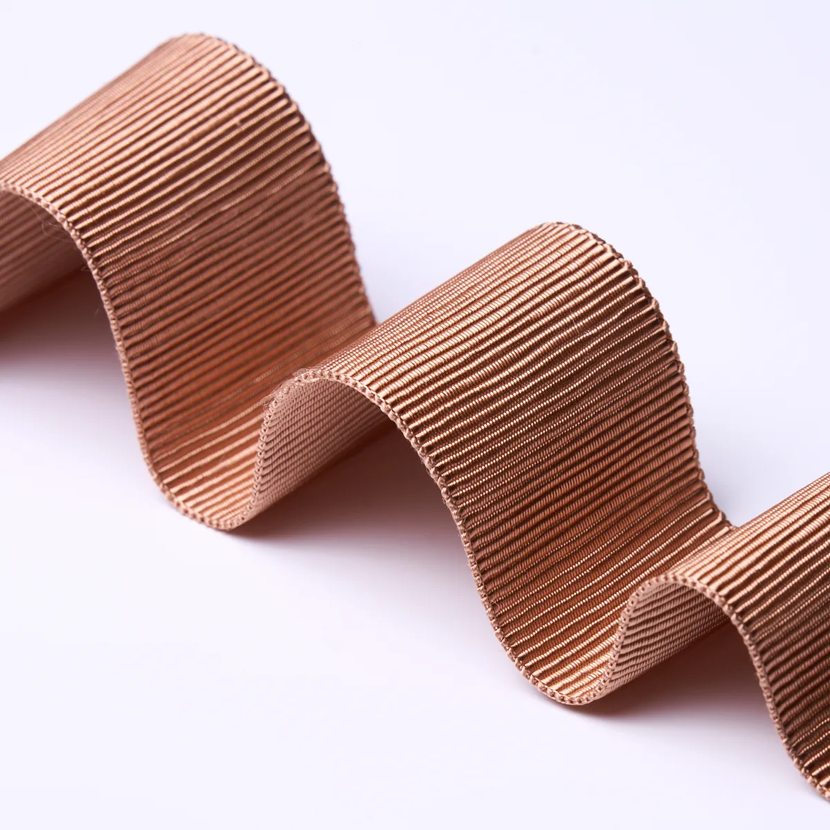 Schumacher Wide Faille Tape trim in Peach (83871)