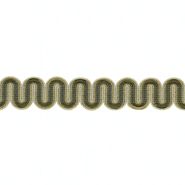 Schumacher Winding River Tape trim in Green (86363)