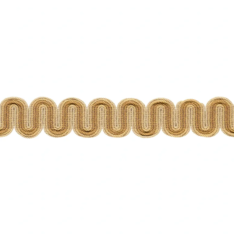 Schumacher Winding River Tape trim in Ochre (86362)