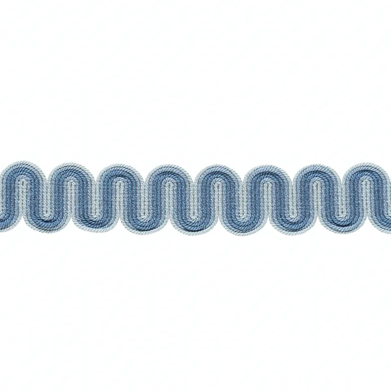 Schumacher Winding River Tape trim in Sky (86361)