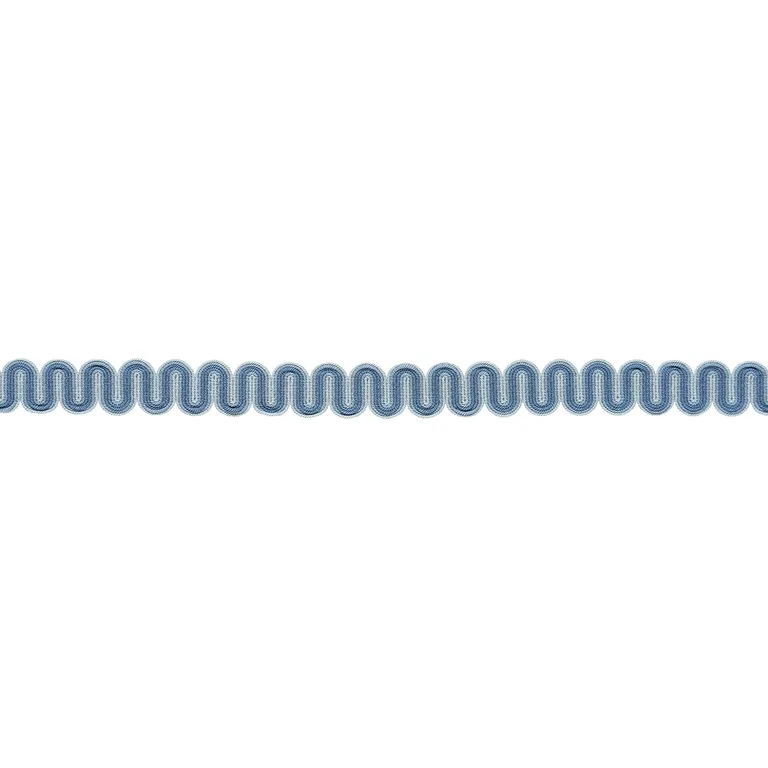 Schumacher Winding River Tape trim in Sky (86361)