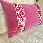 76220 | Woodstock Tape - Garnet Schumacher Woodstock Tape trim in Garnet (76220)