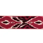 Schumacher Xenia Velvet Tape trim in Magenta (77631)