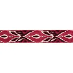 Schumacher Xenia Velvet Tape trim in Magenta (77631)