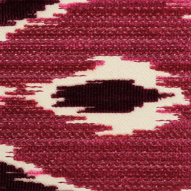 Schumacher Xenia Velvet Tape trim in Magenta (77631)