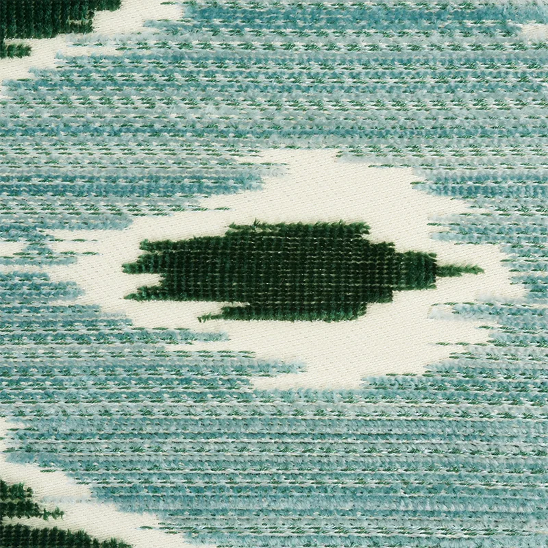 Schumacher Xenia Velvet Tape trim in Peacock (77630)