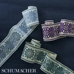 79141 | Yvonne Tape - Peacock Schumacher Yvonne Tape trim in Peacock (79141)